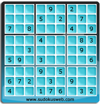 Sudoku von mittelmässiger höhe