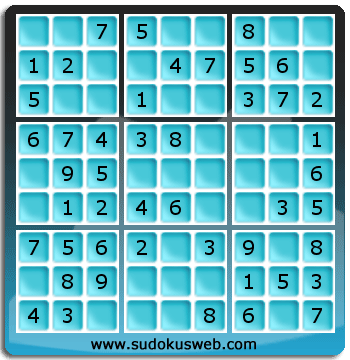 Sudoku von sehr einfacher höhe