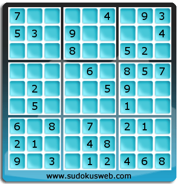 Sudoku von einfacher höhe