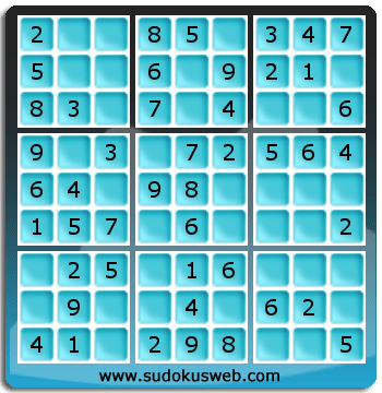 Sudoku de Niveau Très Facile