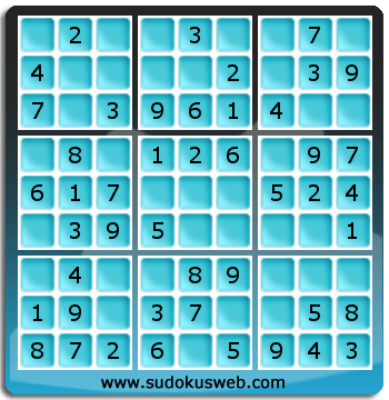 Nivel Muito Facil de Sudoku