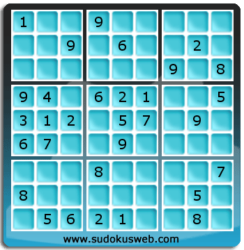 Sudoku von mittelmässiger höhe