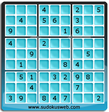 Sudoku von mittelmässiger höhe