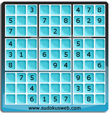 Sudoku von einfacher höhe