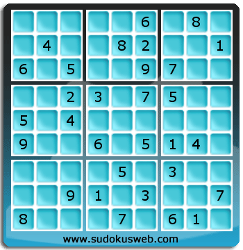 Sudoku von mittelmässiger höhe