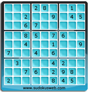 Sudoku von mittelmässiger höhe