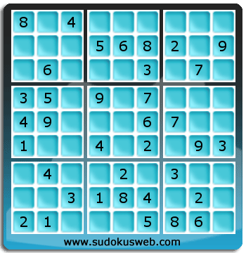 Sudoku von einfacher höhe