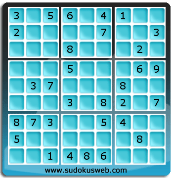 Sudoku von mittelmässiger höhe