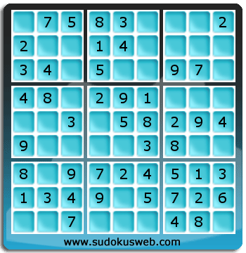 Nivel Muito Facil de Sudoku