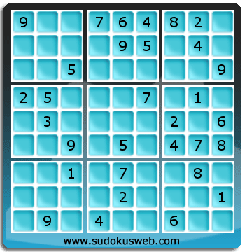 Sudoku von mittelmässiger höhe Sudoku von mittelmässiger höhe