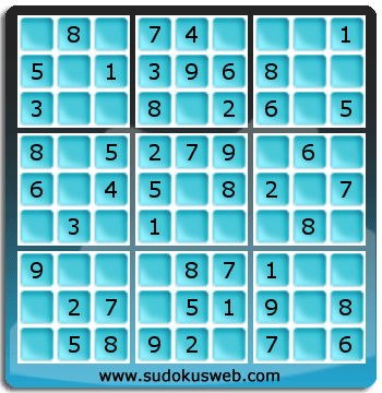 Sudoku de Nivell Molt Fàcil Sudoku de Nivell Molt Fàcil
