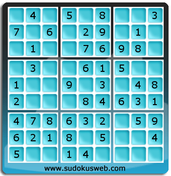 Sudoku de Niveau Très Facile Sudoku de Niveau Très Facile
