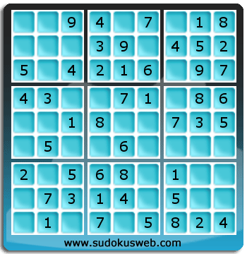 Sudoku de Niveau Très Facile