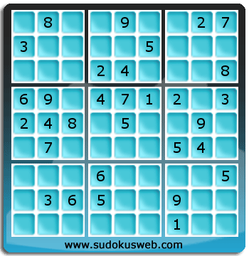 Sudoku von mittelmässiger höhe