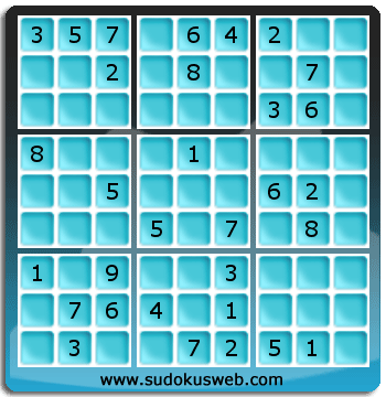 Sudoku von mittelmässiger höhe