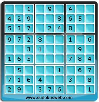 Sudoku de Nivell Molt Fàcil