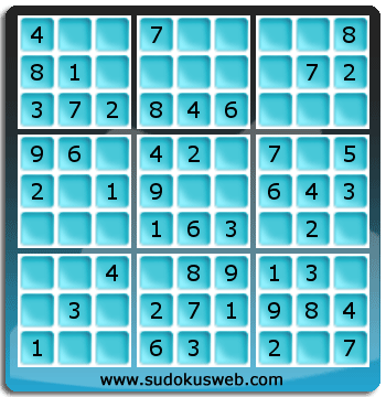 Sudoku de Niveau Très Facile