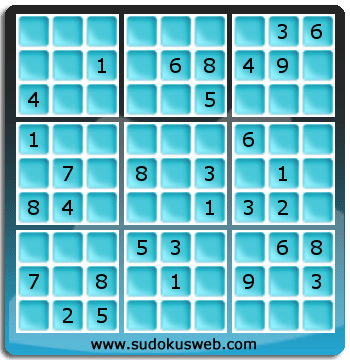 Sudoku von mittelmässiger höhe