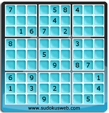 Sudoku von Fachmännischer höhe