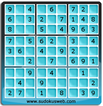 Sudoku de Nivell Molt Fàcil Sudoku de Nivell Molt Fàcil