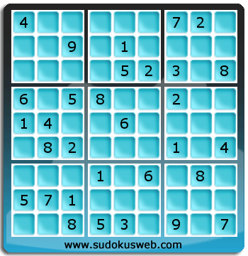 Sudoku von mittelmässiger höhe