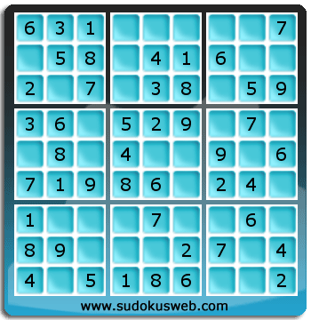 Sudoku de Nivel Muy Fácil