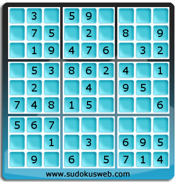 Nivel Muito Facil de Sudoku Nivel Muito Facil de Sudoku