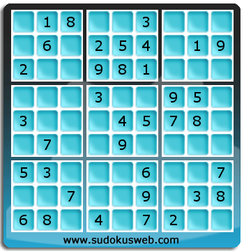 Sudoku von einfacher höhe