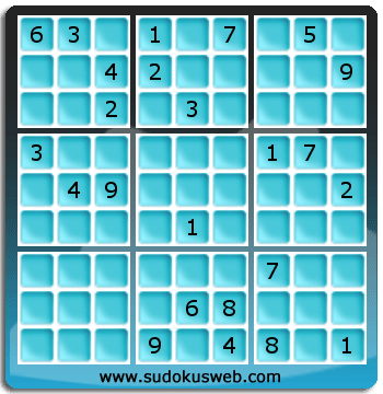 Sudoku von Fachmännischer höhe