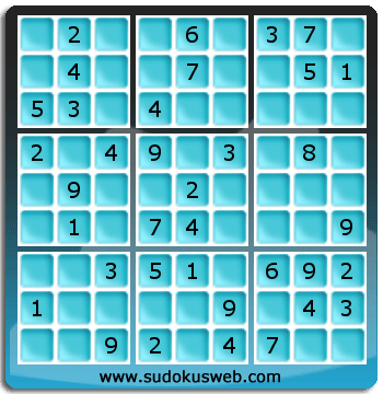 Sudoku von einfacher höhe Sudoku von einfacher höhe
