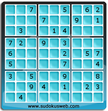 Sudoku von mittelmässiger höhe