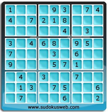 Sudoku de Niveau Facile Sudoku de Niveau Facile
