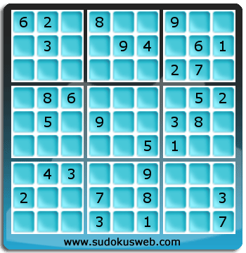 Sudoku von mittelmässiger höhe