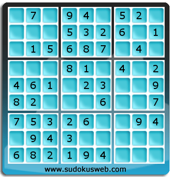 Nivel Muito Facil de Sudoku Nivel Muito Facil de Sudoku