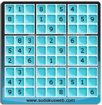 Nivel Facil de Sudoku Nivel Facil de Sudoku