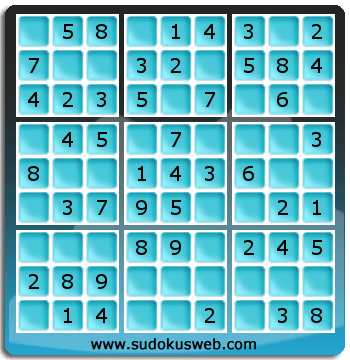 Sudoku de Niveau Très Facile