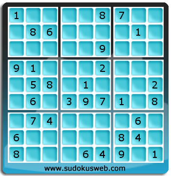 Sudoku von mittelmässiger höhe