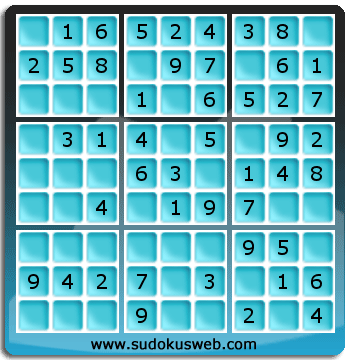 Nivel Muito Facil de Sudoku