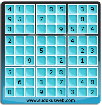 Sudoku von einfacher höhe