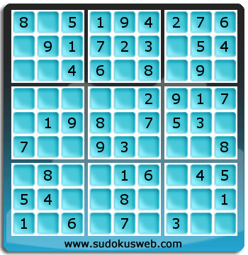 Sudoku de Niveau Très Facile