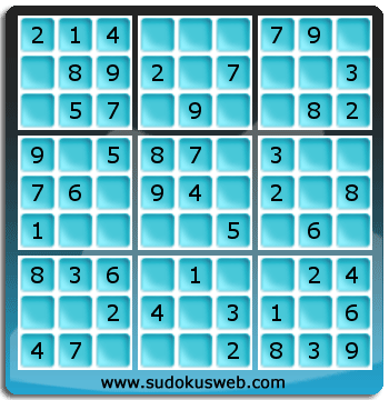 Sudoku de Nivel Muy Fácil