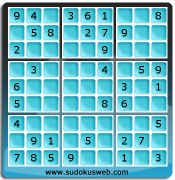 Nivel Facil de Sudoku Nivel Facil de Sudoku