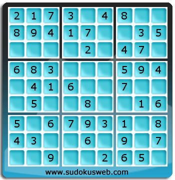 Nivel Muito Facil de Sudoku Nivel Muito Facil de Sudoku