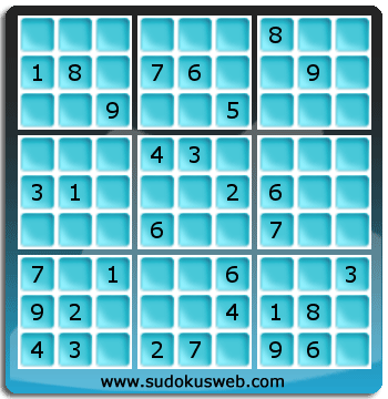 Sudoku von mittelmässiger höhe