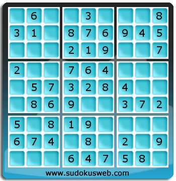 Sudoku de Niveau Très Facile