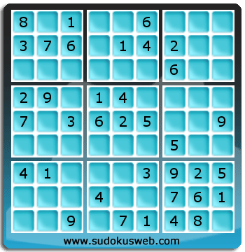 Sudoku von einfacher höhe