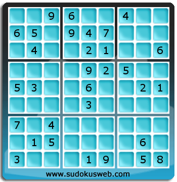 Sudoku von mittelmässiger höhe