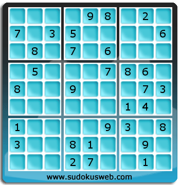 Sudoku von mittelmässiger höhe