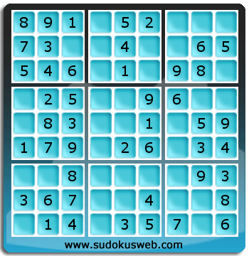Sudoku de Nivel Muy Fácil