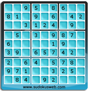 Sudoku von sehr einfacher höhe